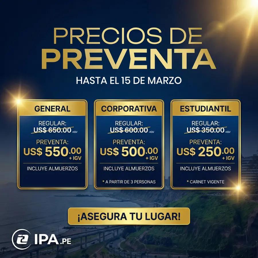 Promoción de inversión del congreso