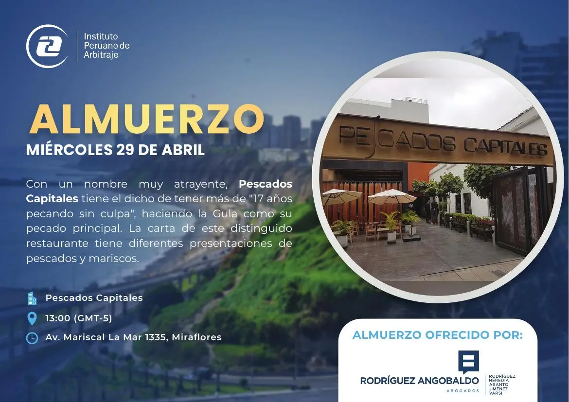 Almuerzo del 29 de abril