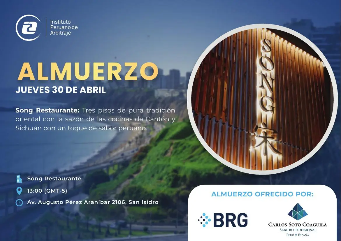 Almuerzo del 30 de abril
